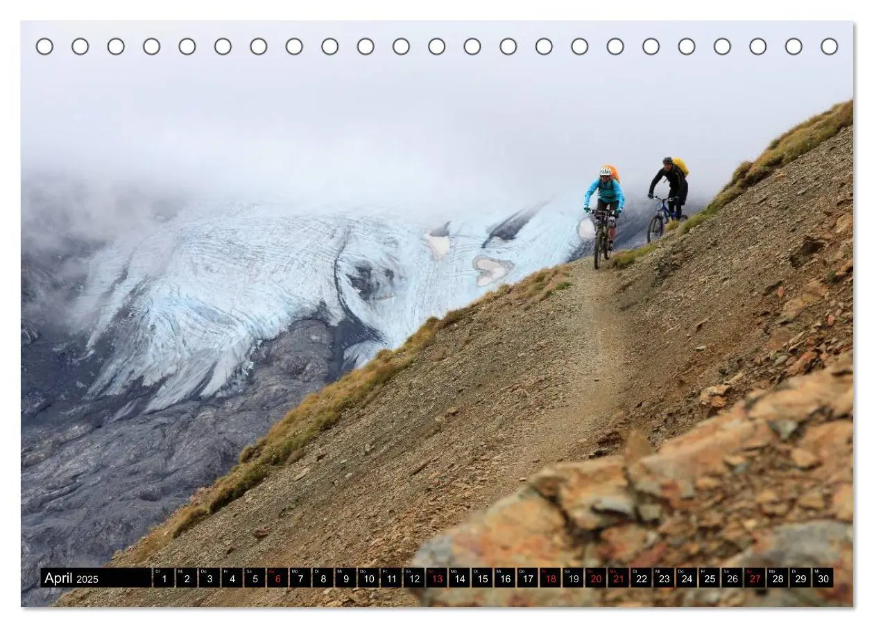 Bild: 9783435822225 | Mountainbike Spirit 2025 (Tischkalender 2025 DIN A5 quer), CALVENDO...