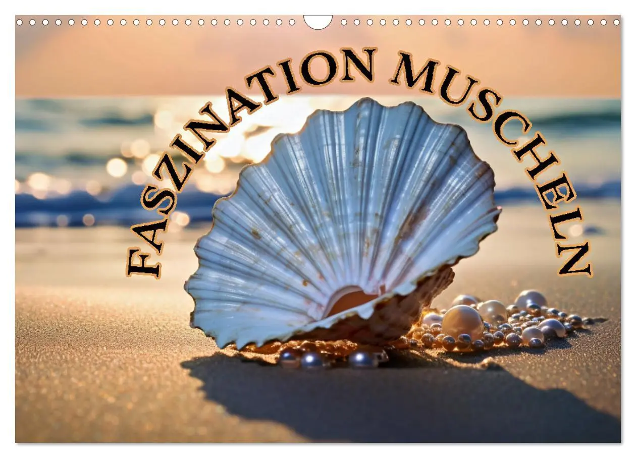 Cover: 9783457392225 | Faszination Muscheln (Wandkalender 2026 DIN A3 quer), CALVENDO...
