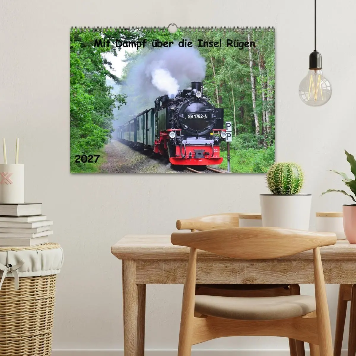 Bild: 9783569712225 | Mit Dampf über die Insel Rügen (Wandkalender 2027 DIN A3 quer),...