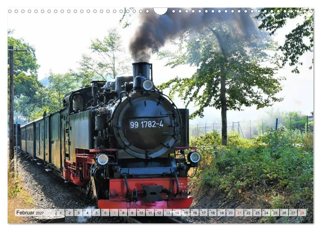 Bild: 9783569712225 | Mit Dampf über die Insel Rügen (Wandkalender 2027 DIN A3 quer),...