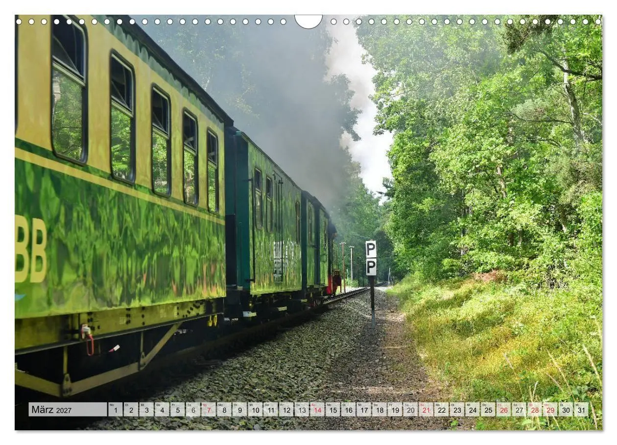 Bild: 9783569712225 | Mit Dampf über die Insel Rügen (Wandkalender 2027 DIN A3 quer),...