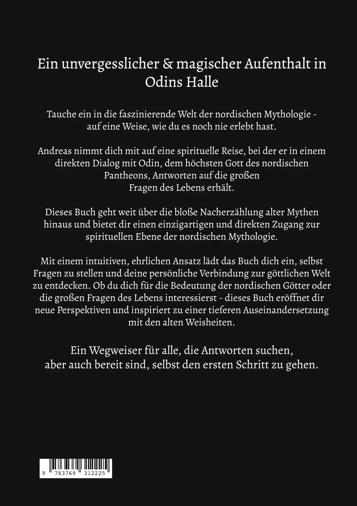 Rückseite: 9783769312225 | Ein Abend in Asgard | Ein Gespräch mit Odin | Andreas Goss | Buch