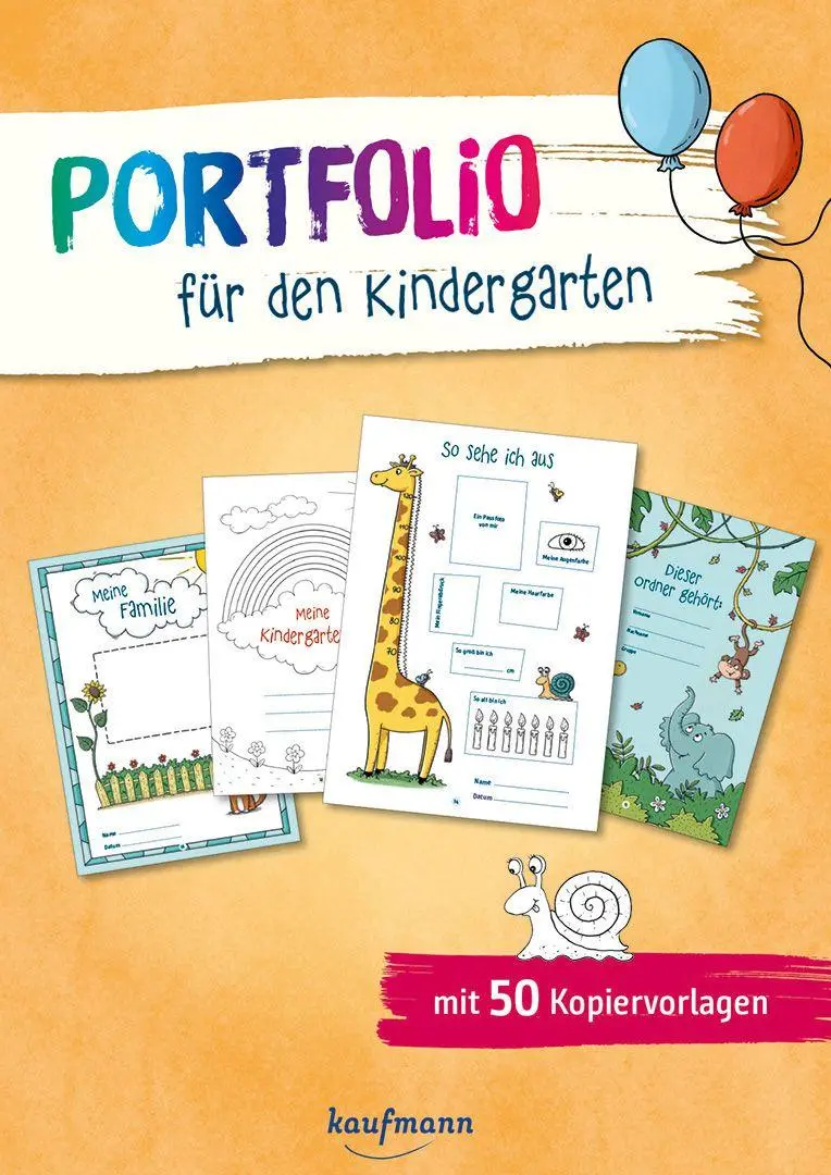 Cover: 9783780652225 | Portfolio für den Kindergarten | mit 50 Kopiervorlagen | Suse Klein