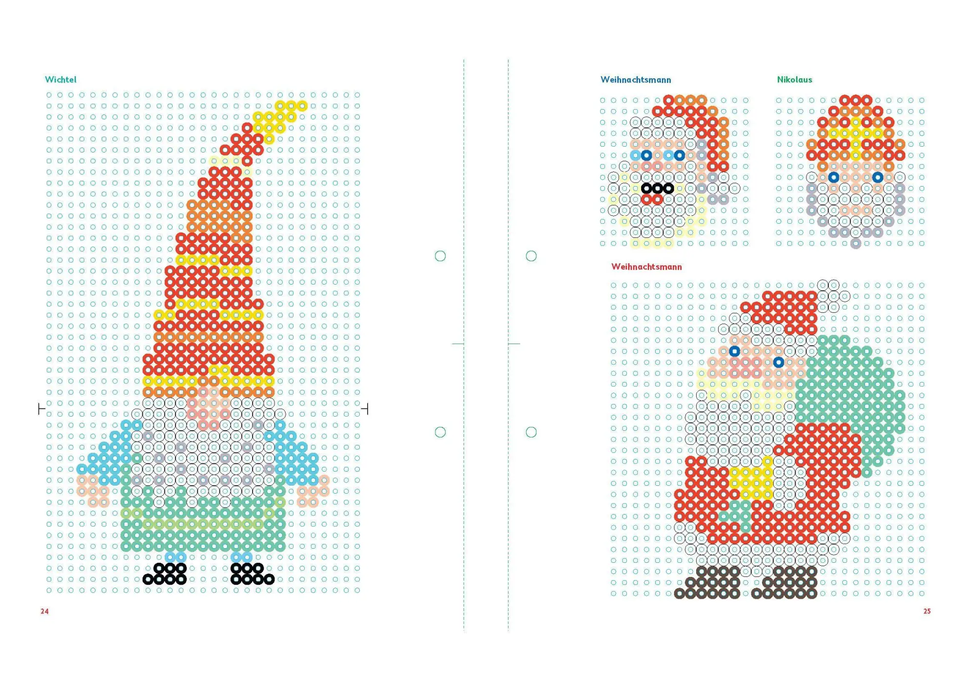 Bild: 9783809452225 | Mein buntes Vorlagenbuch: Bügelperlen Weihnachten. Über 140 Motive