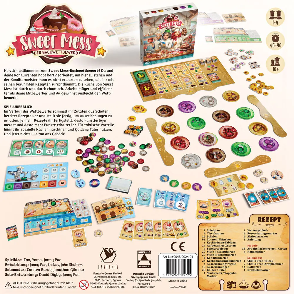 Bild: 725765192325 | Sweet Mess: Der Backwettbewerb Retail (Spiel) | Jonny Pac (u. a.)