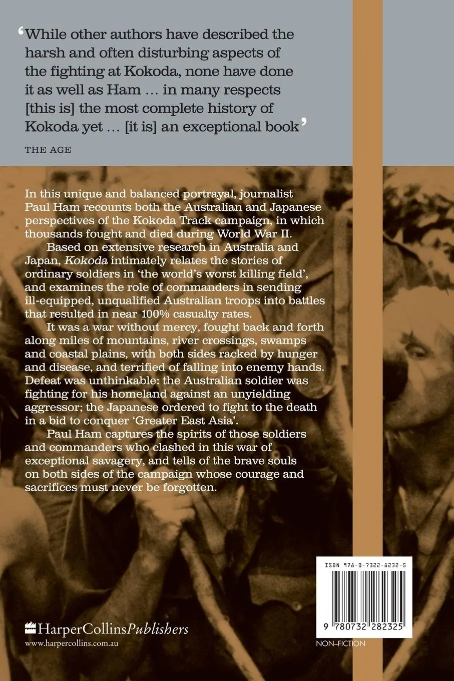 Rückseite: 9780732282325 | KOKODA | Paul Ham | Taschenbuch | Englisch | 2005 | EAN 9780732282325