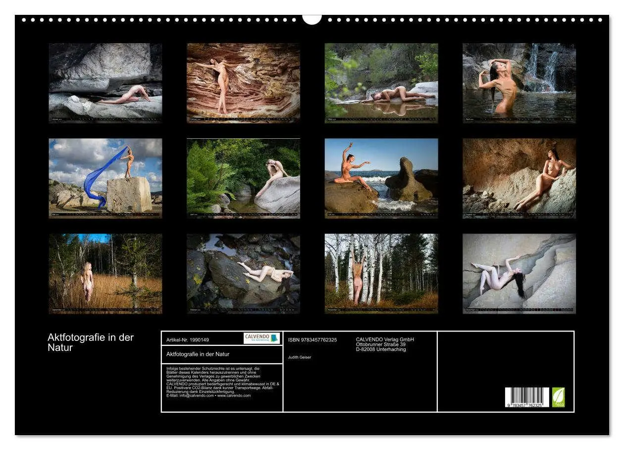 Bild: 9783457762325 | Aktfotografie in der Natur (Wandkalender 2026 DIN A2 quer),...