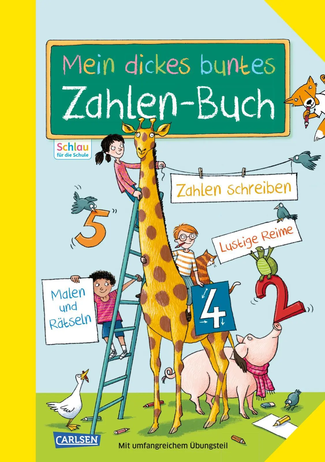 Cover: 9783551192325 | Schlau für die Schule: Mein dickes buntes Zahlen-Buch | Caroline Fuchs
