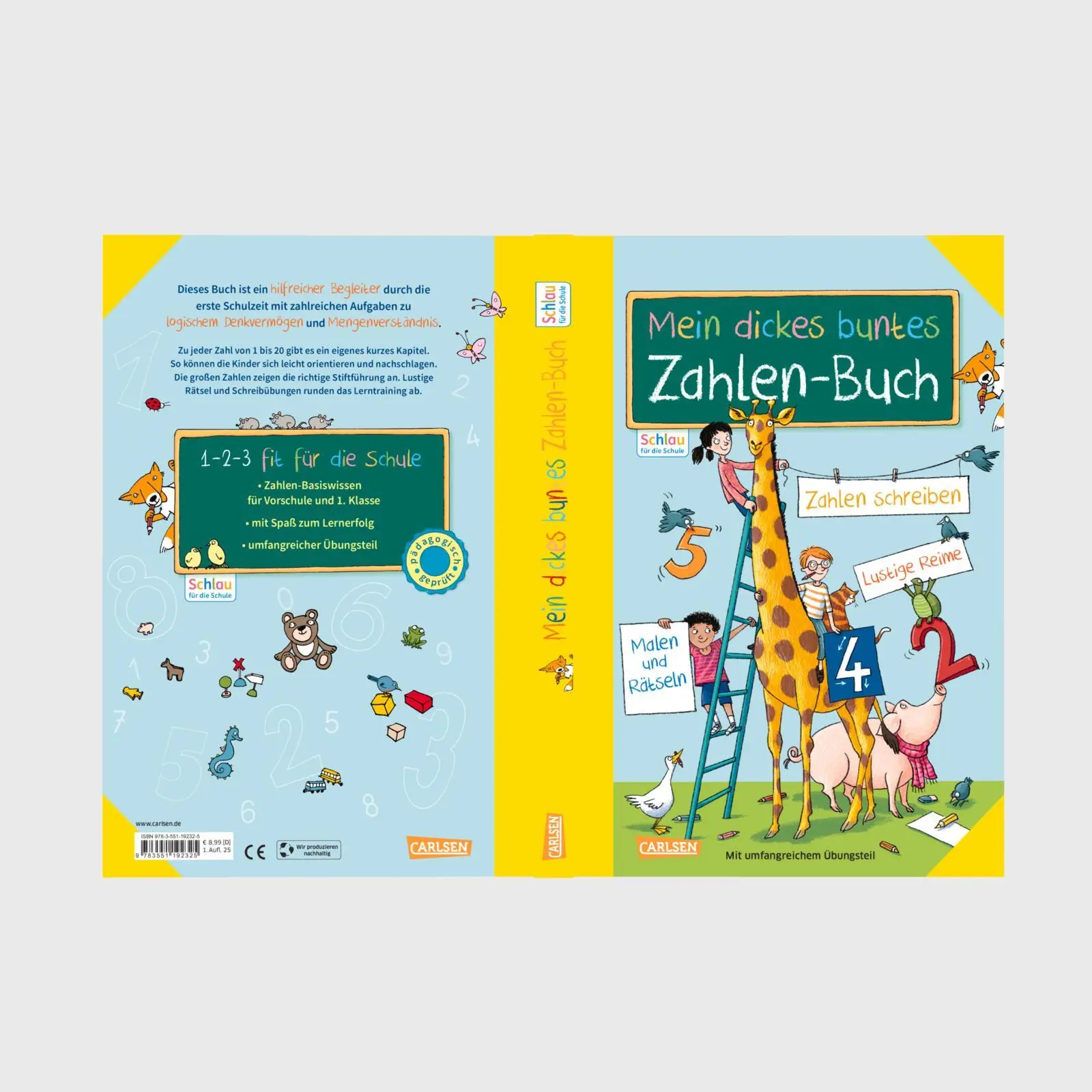 Bild: 9783551192325 | Schlau für die Schule: Mein dickes buntes Zahlen-Buch | Caroline Fuchs