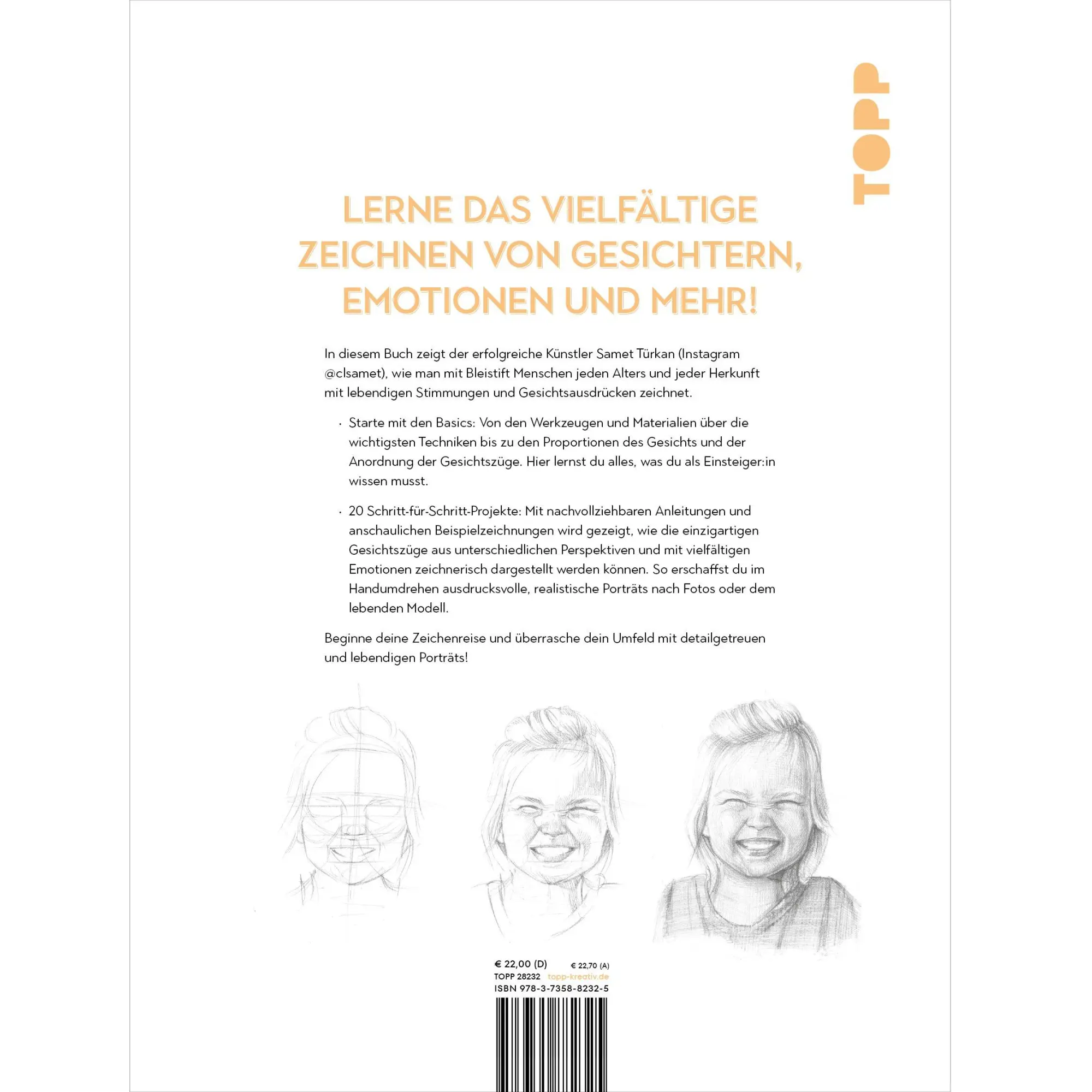 Bild: 9783735882325 | Einzigartige Porträts zeichnen | Samet Türkan | Buch | 128 S. | 2026