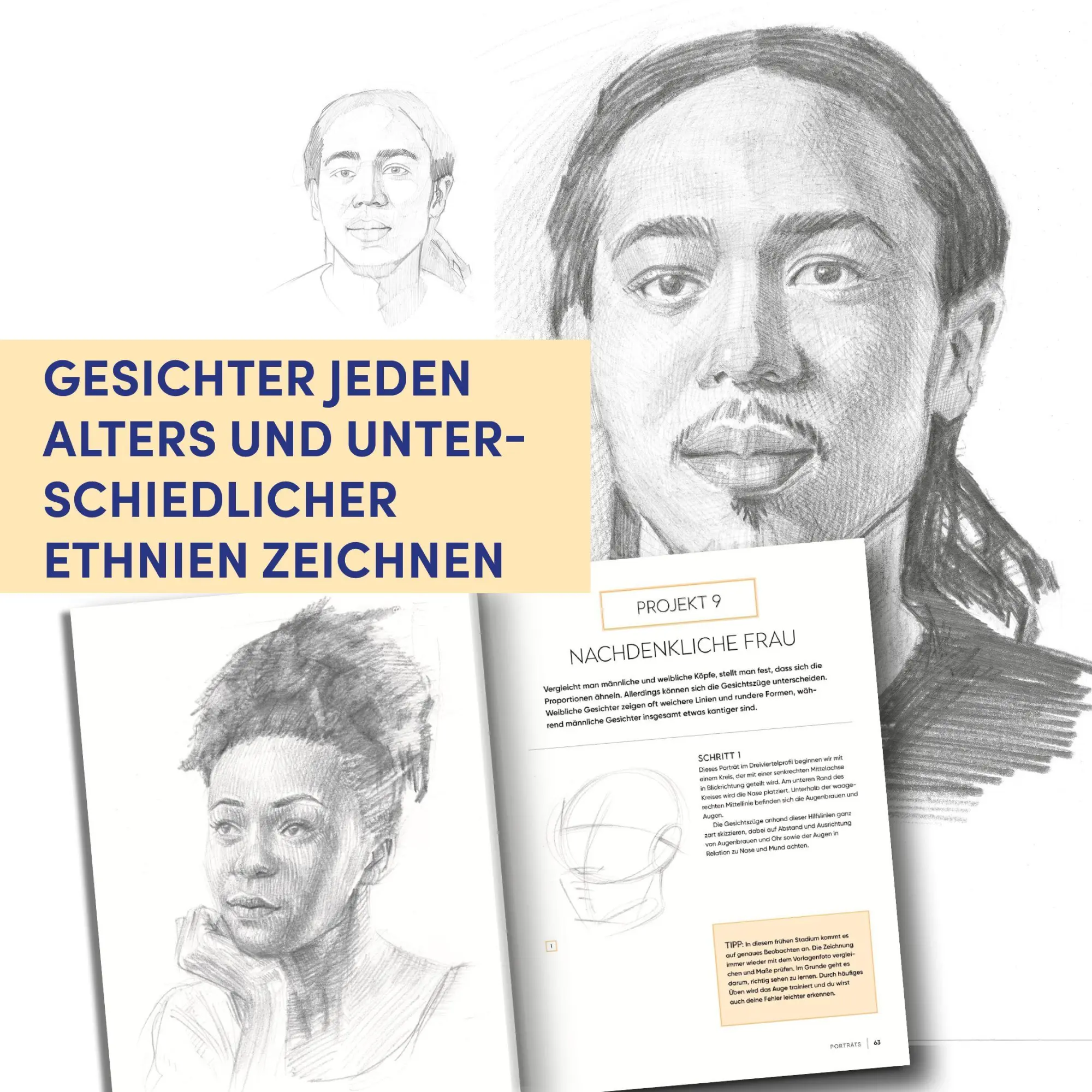 Bild: 9783735882325 | Einzigartige Porträts zeichnen | Samet Türkan | Buch | 128 S. | 2026