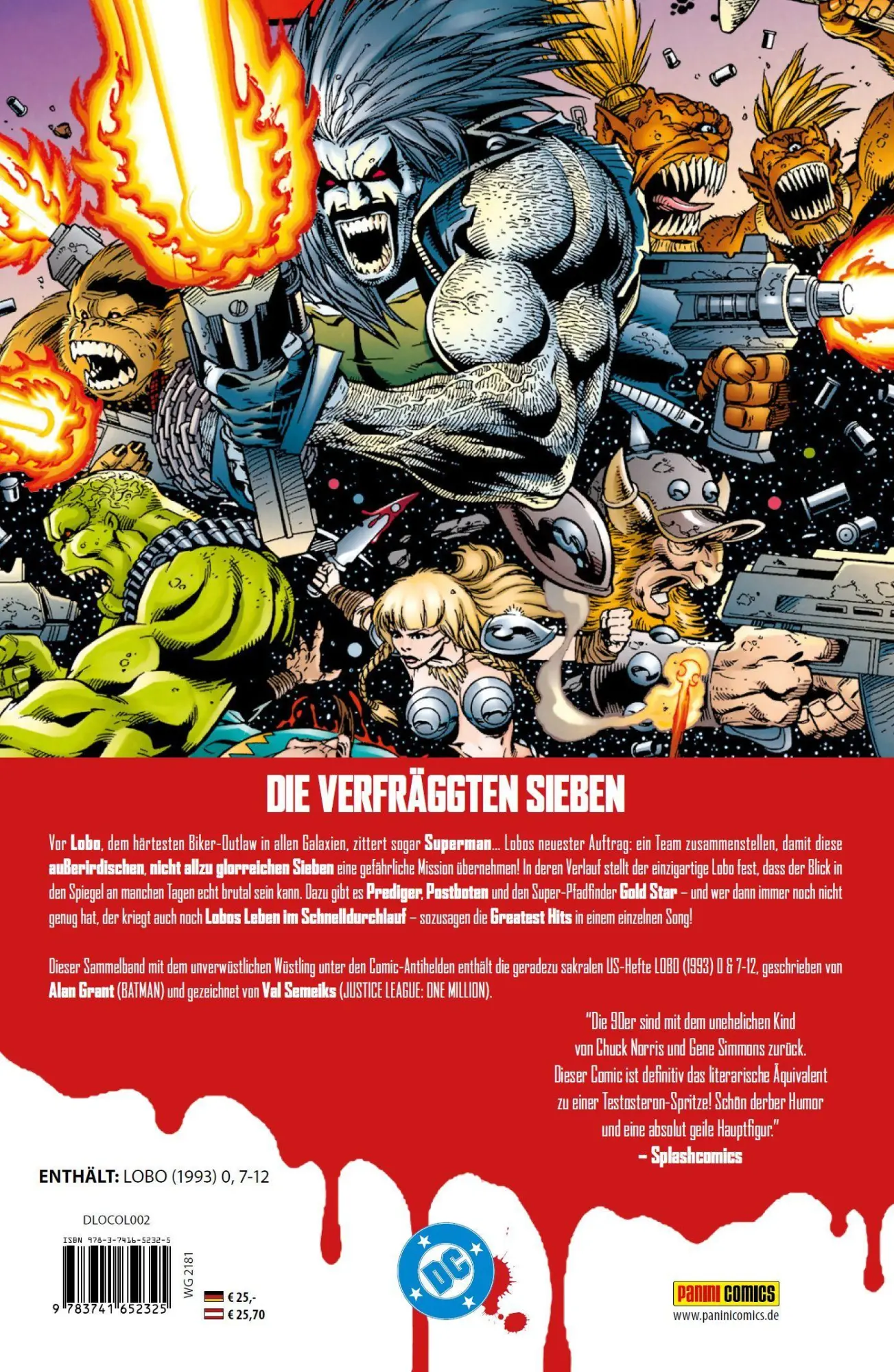 Rückseite: 9783741652325 | Lobo Collection | Bd. 2 | Alan Grant (u. a.) | Taschenbuch | 184 S.
