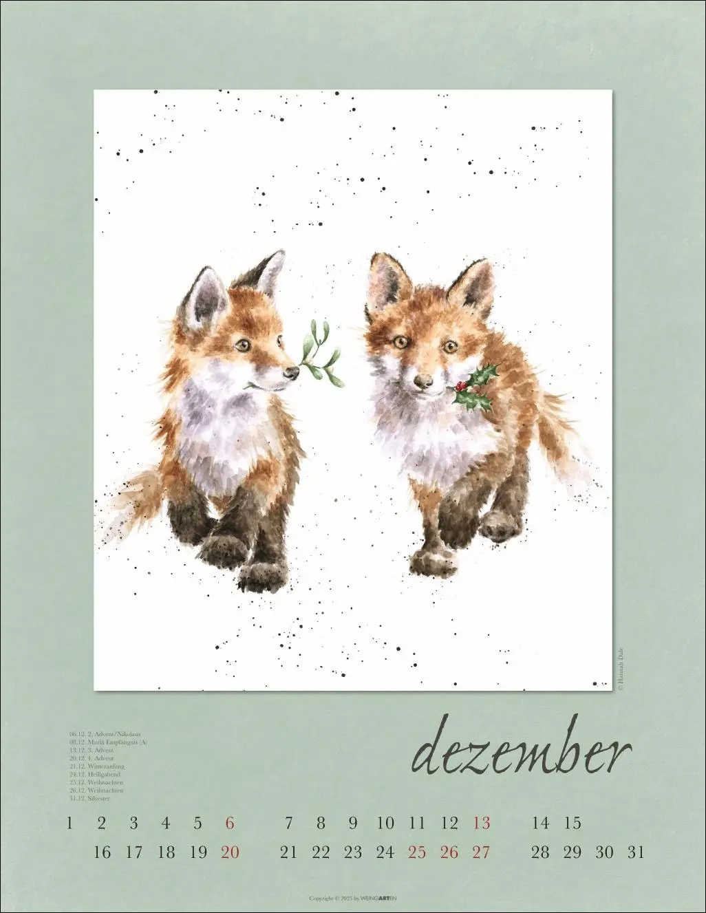 Bild: 9783839902325 | Country Life Kalender 2026 | Hannah Dale | Kalender | Spiralbindung