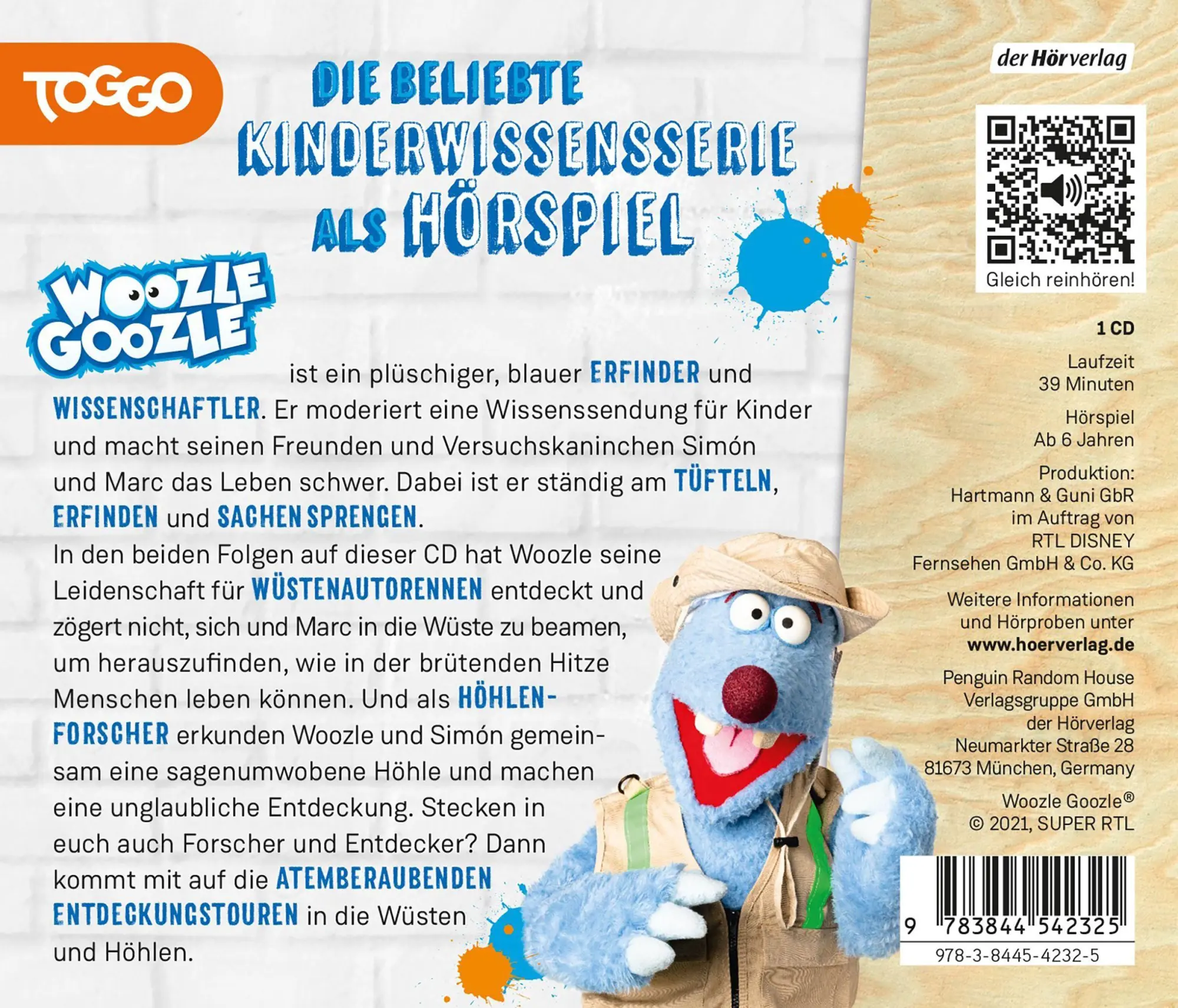 Bild: 9783844542325 | Woozle Goozle 03. Wüsten &amp; Höhlen | Simón Albers | Audio-CD | Deutsch