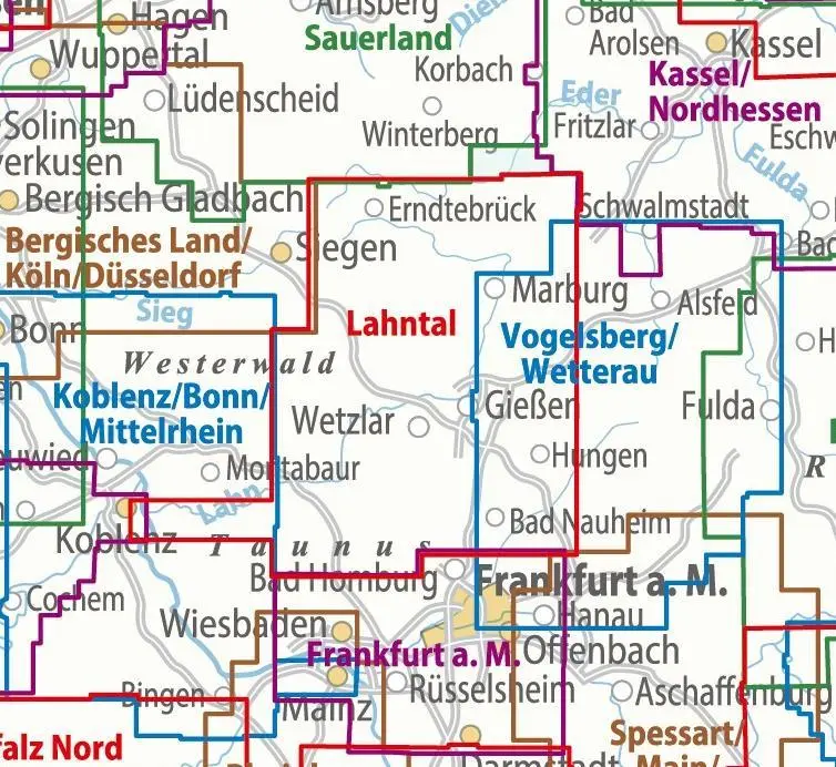 Bild: 9783969902325 | ADFC-Regionalkarte Lahntal, 1:75.000, mit Tagestourenvorschlägen,...