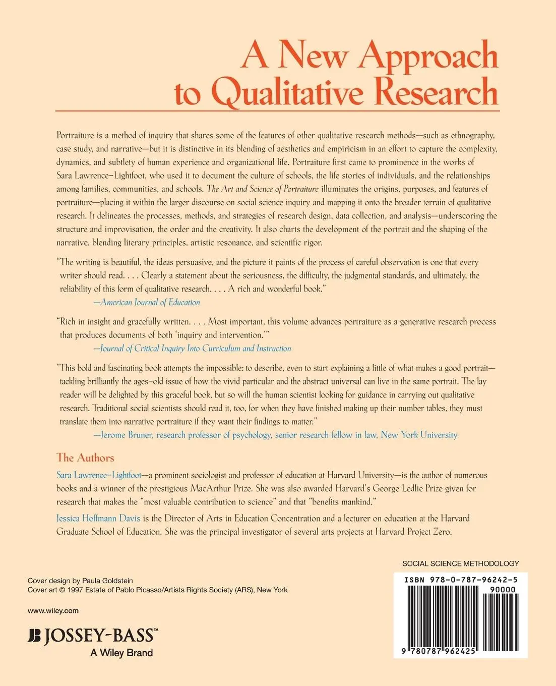 Rückseite: 9780787962425 | The Art and Science of Portraiture | Sara Lawrence-Lightfoot (u. a.)