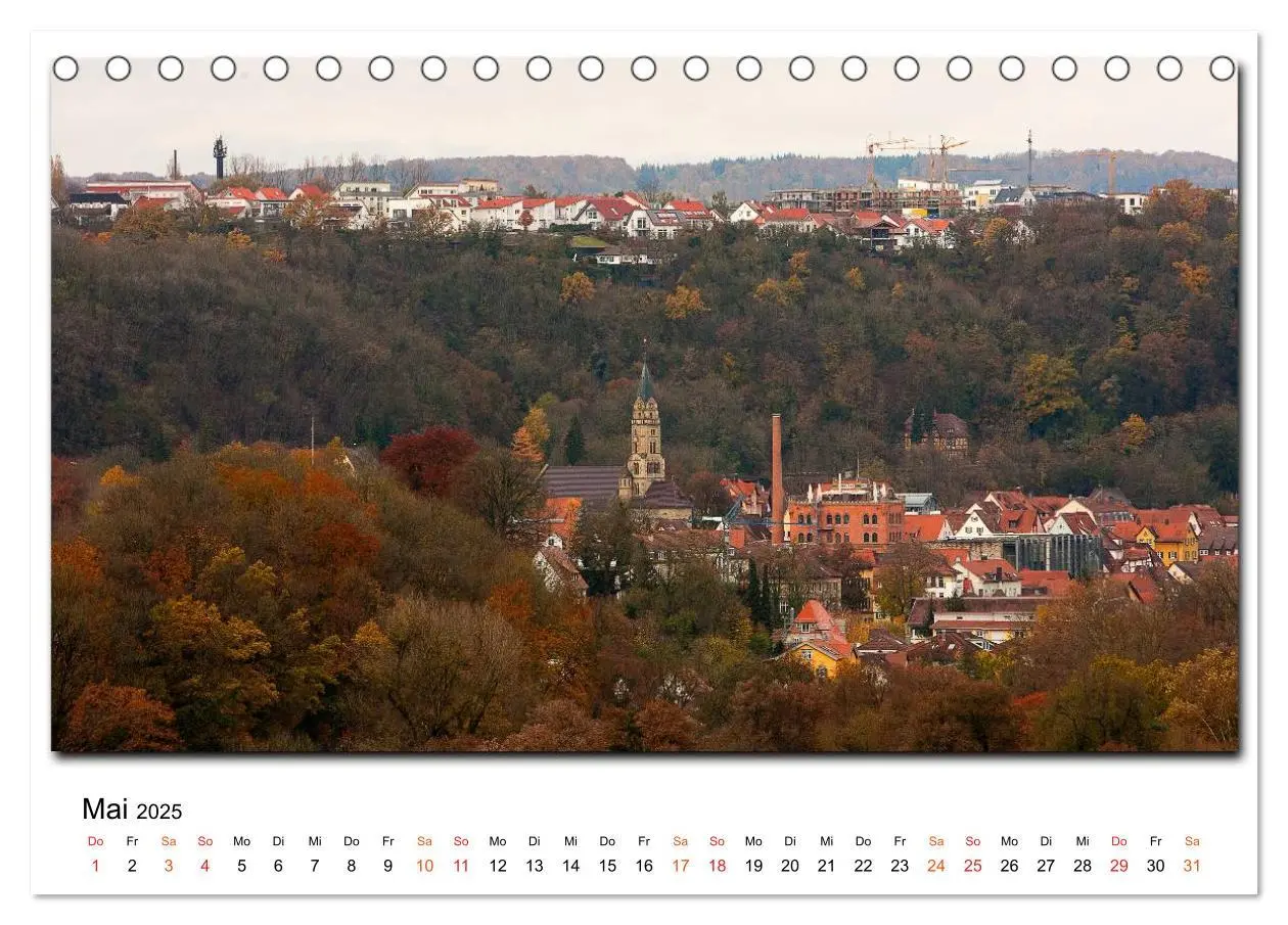 Bild: 9783435732425 | Aus der Ferne: Schwäbisch Hall 2025 (Tischkalender 2025 DIN A5...