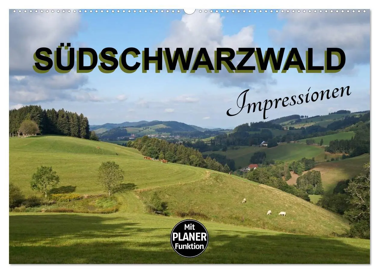 Cover: 9783457992425 | Südschwarzwald - Impressionen (Wandkalender 2026 DIN A2 quer),...