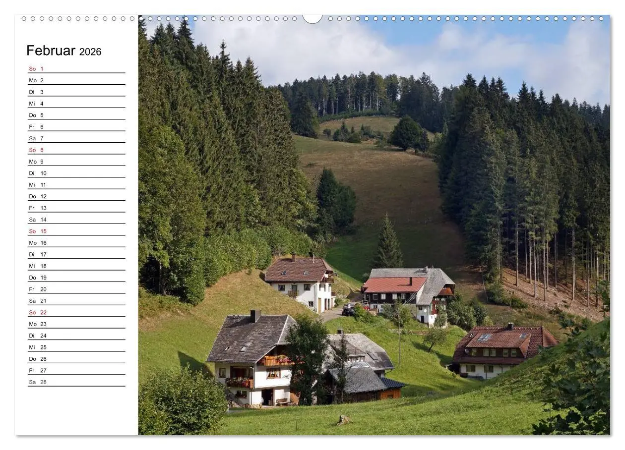 Bild: 9783457992425 | Südschwarzwald - Impressionen (Wandkalender 2026 DIN A2 quer),...