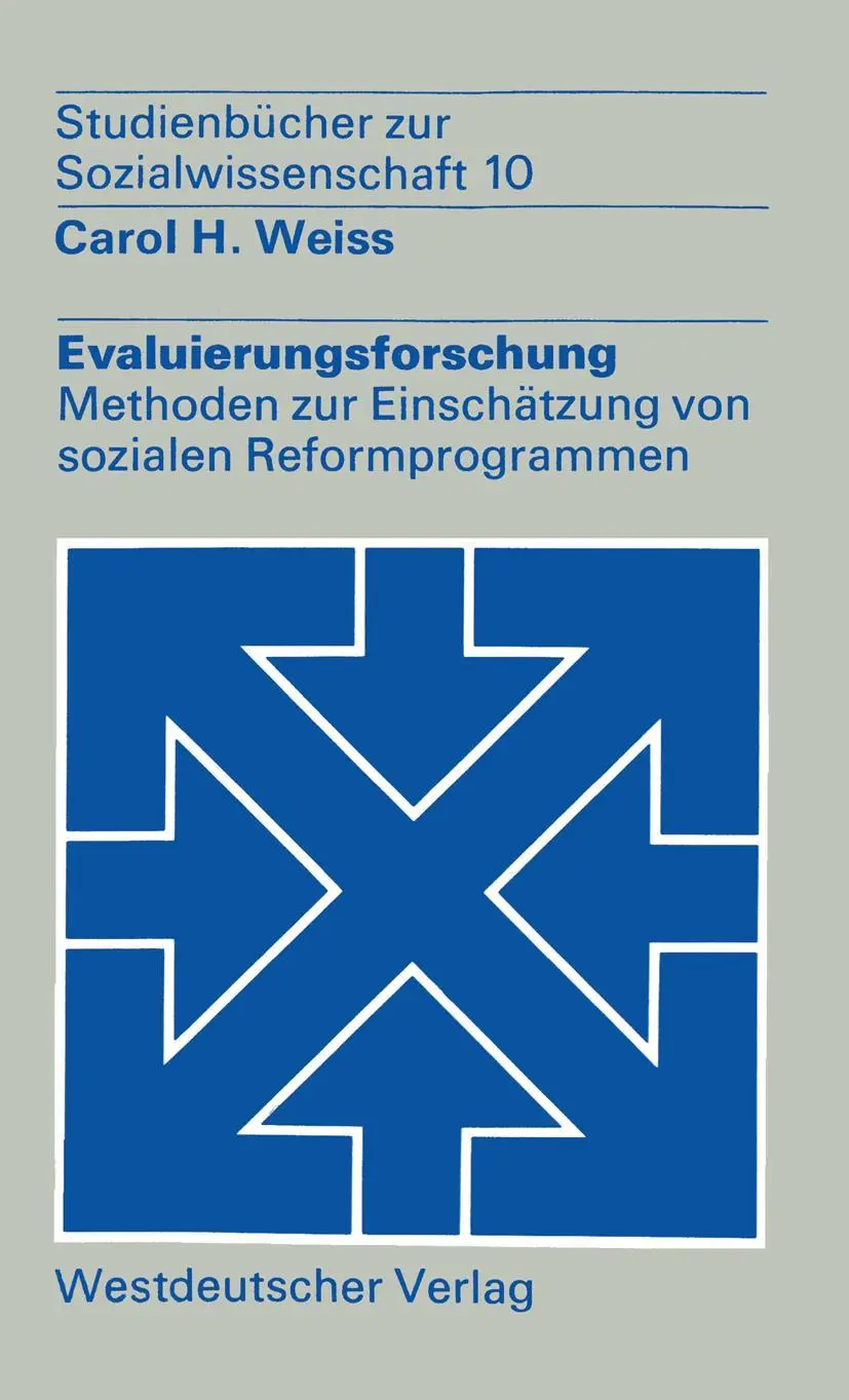 Cover: 9783531212425 | Evaluierungsforschung | Carol H. Weiss | Taschenbuch | 193 S.