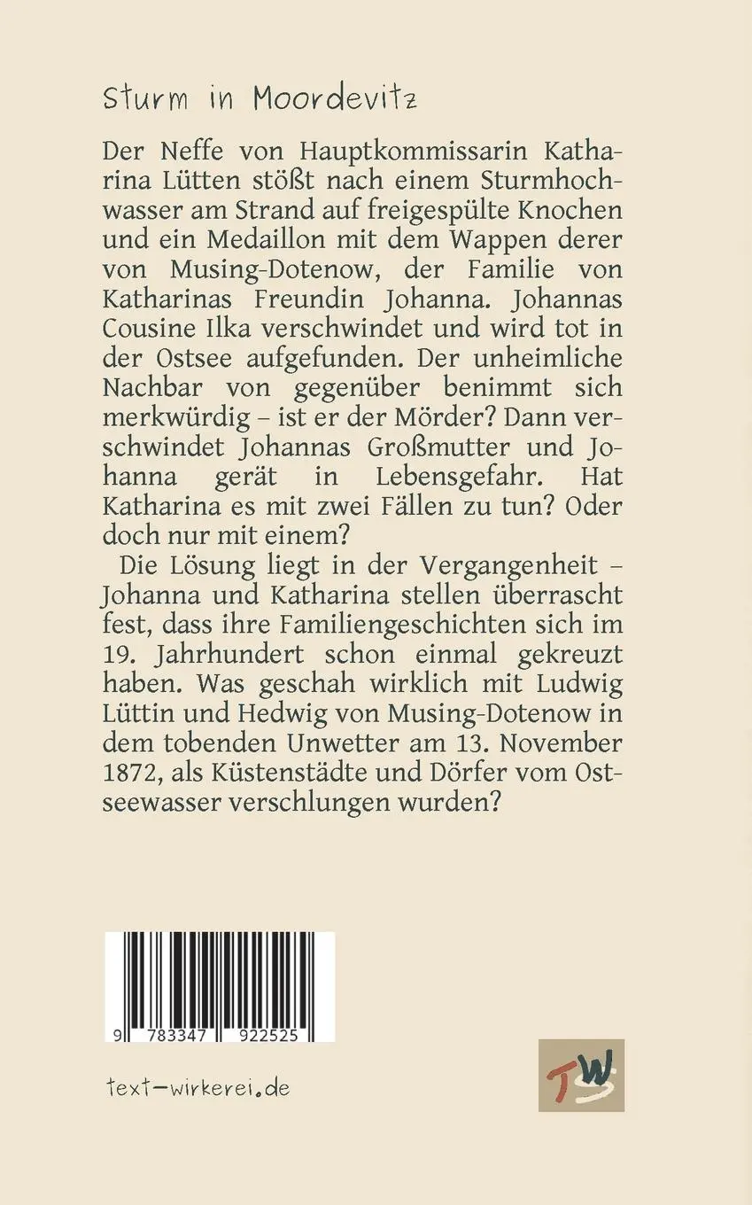 Rückseite: 9783347922525 | Sturm in Moordevitz | Wiebke Salzmann | Taschenbuch | 504 S. | Deutsch