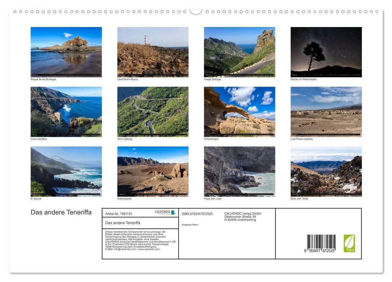Bild: 9783457672525 | Das andere Teneriffa (hochwertiger Premium Wandkalender 2026 DIN A2...