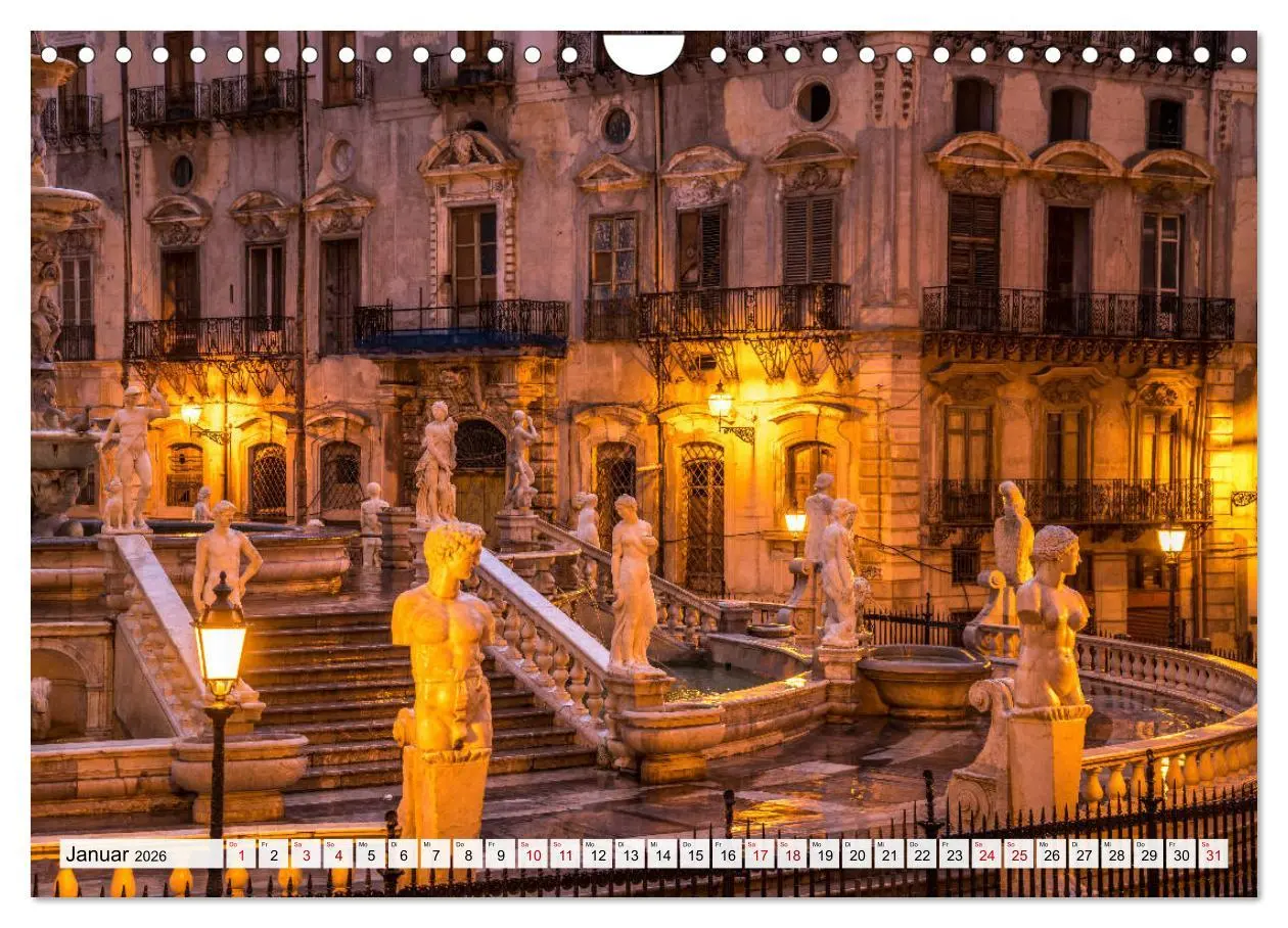Bild: 9783457742525 | Sizilien - Palermo (Wandkalender 2026 DIN A4 quer), CALVENDO...