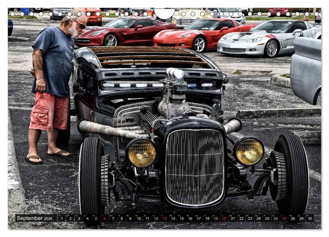 Bild: 9783457982525 | American Hot Rod (Wandkalender 2026 DIN A4 quer), CALVENDO...