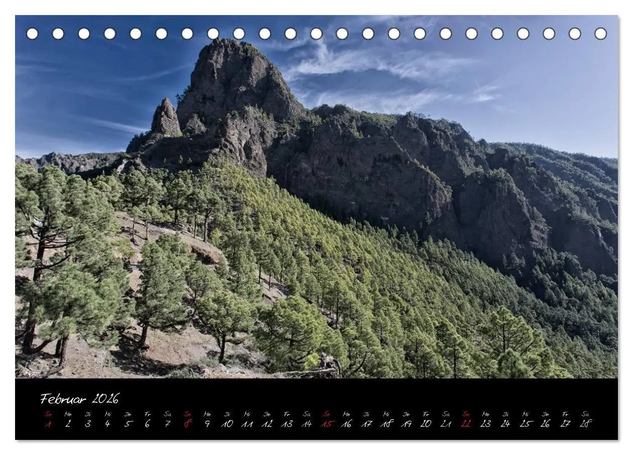Bild: 9783516072525 | La Palma - Insel der Berge und Wolken (Tischkalender 2026 DIN A5...