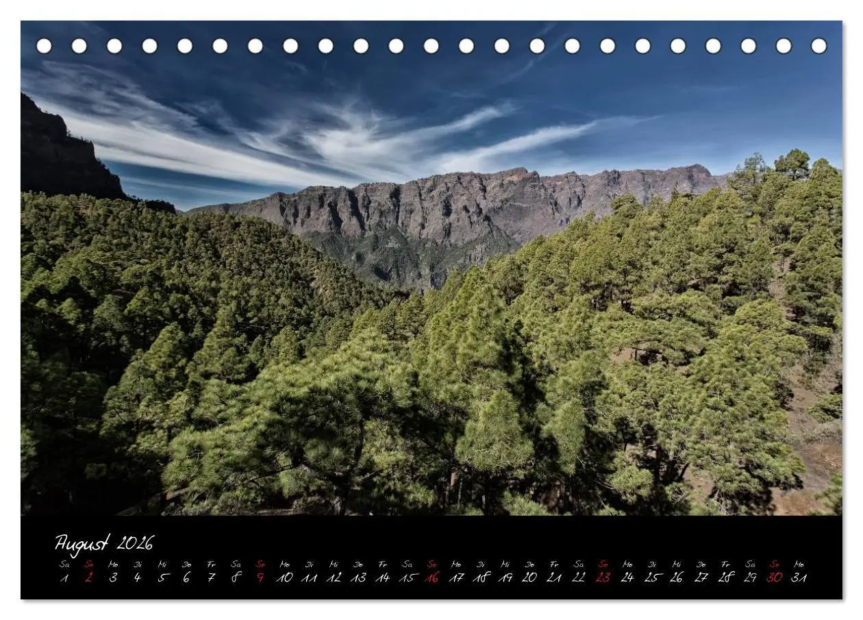 Bild: 9783516072525 | La Palma - Insel der Berge und Wolken (Tischkalender 2026 DIN A5...