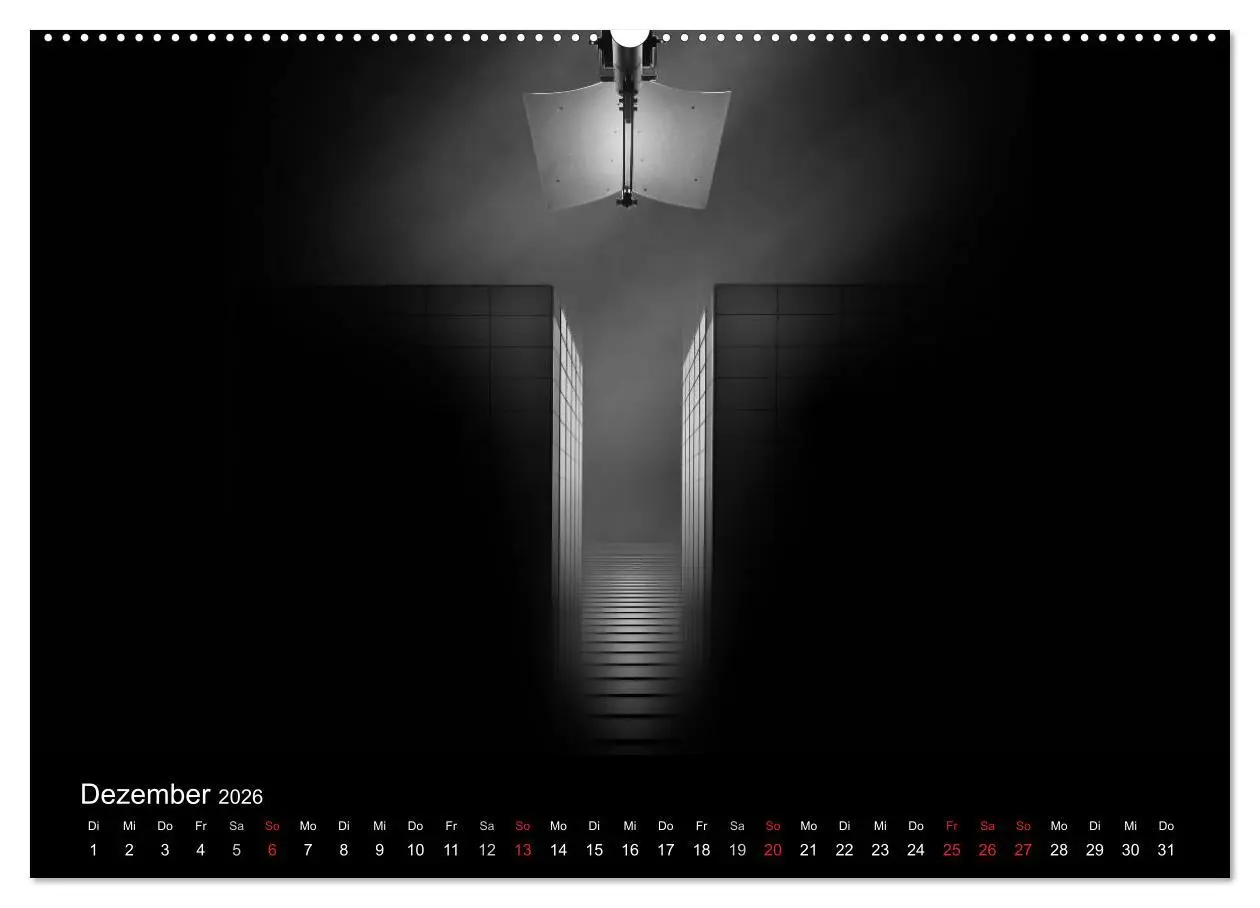 Bild: 9783516212525 | Black-Schwarz-Noir 2026 (Wandkalender 2026 DIN A2 quer), CALVENDO...