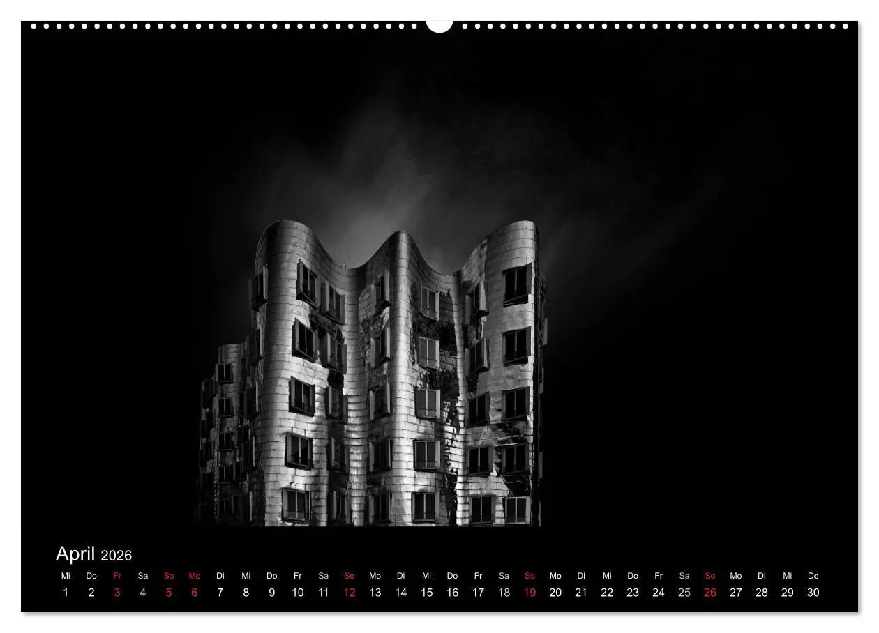 Bild: 9783516212525 | Black-Schwarz-Noir 2026 (Wandkalender 2026 DIN A2 quer), CALVENDO...