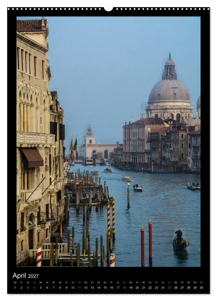Bild: 9783594122525 | "Venedig - La Romantica" (Wandkalender 2027 DIN A2 hoch), CALVENDO...