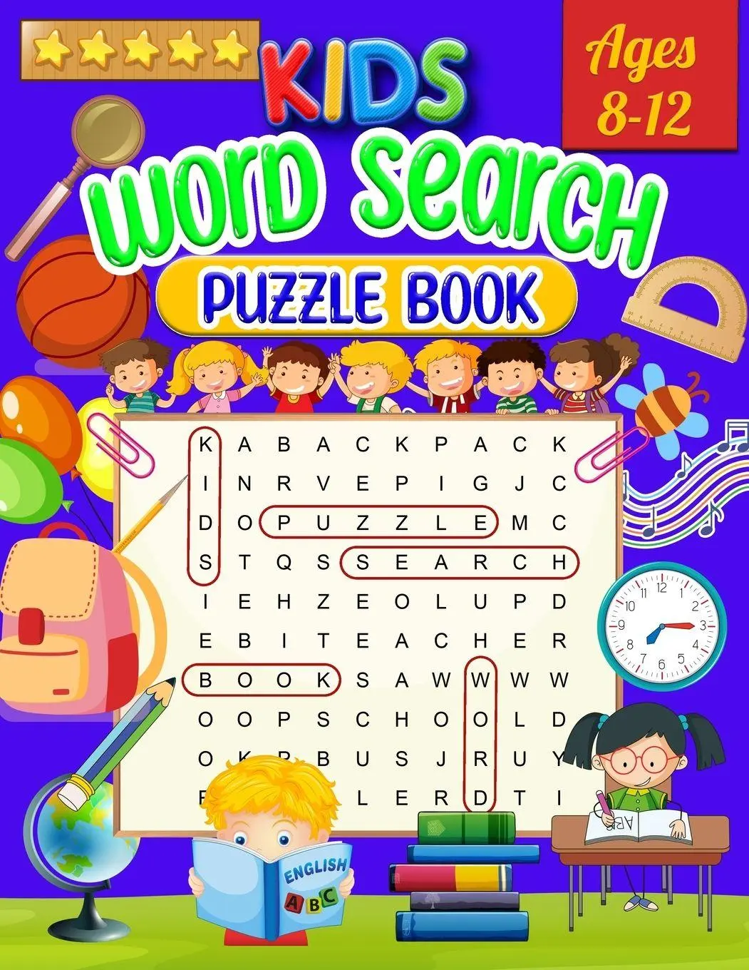 Cover: 9783755112525 | Kids Word Search Puzzle Book Ages 8-12 | Laura Bidden | Taschenbuch