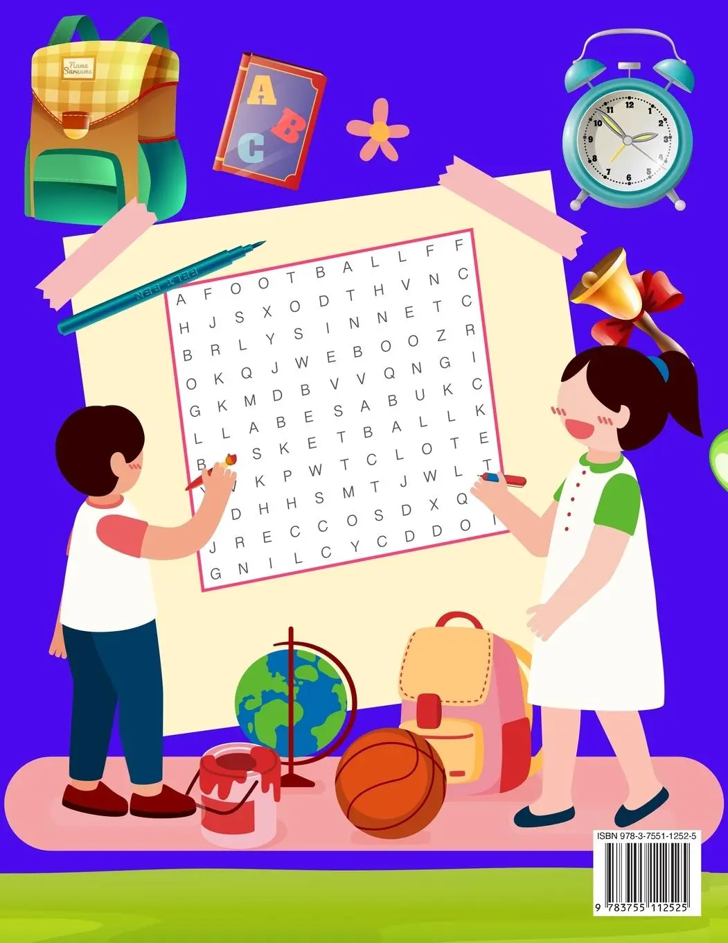 Rückseite: 9783755112525 | Kids Word Search Puzzle Book Ages 8-12 | Laura Bidden | Taschenbuch