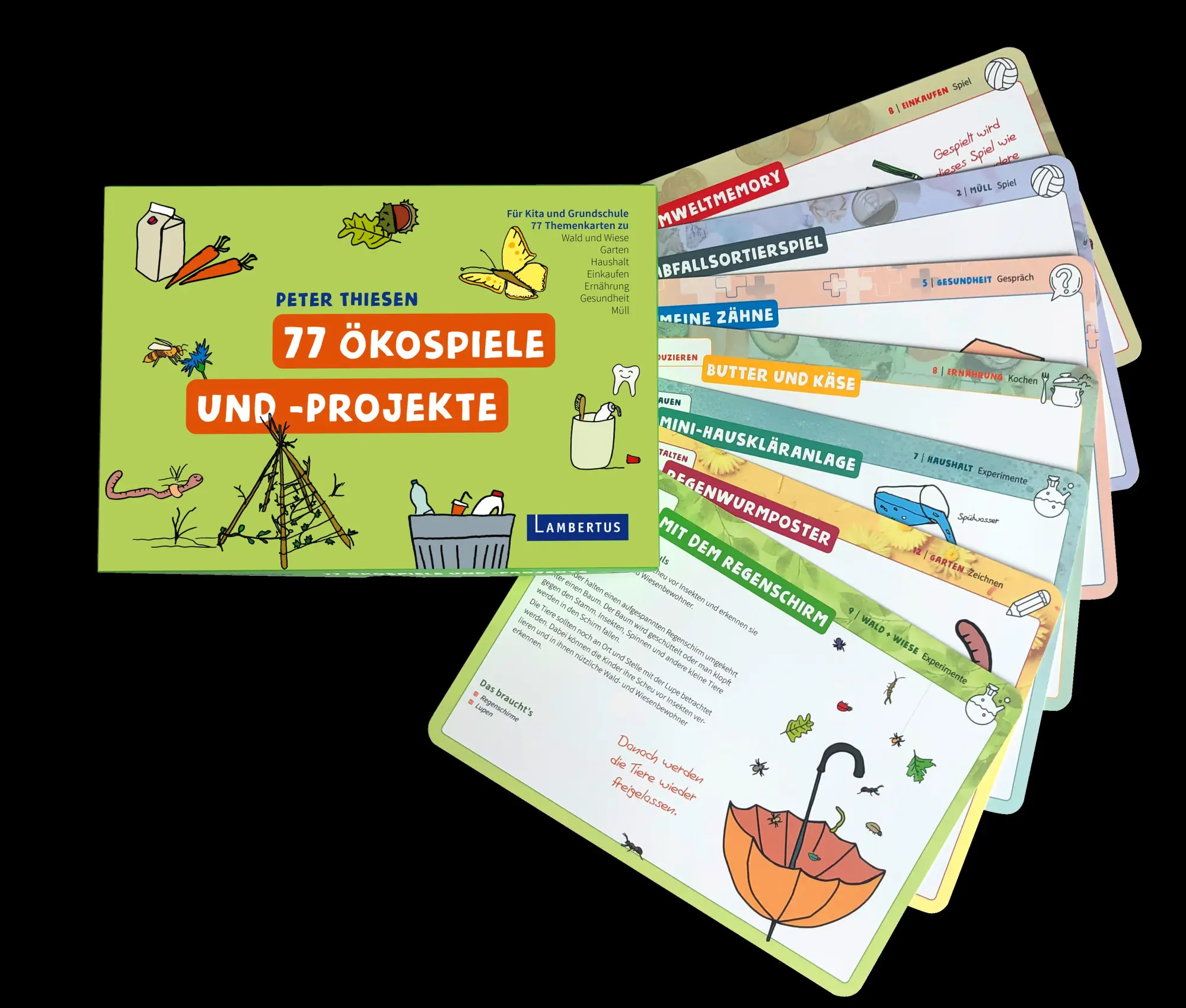 Bild: 9783784132525 | 77 Ökospiele und -Projekte für Kita und Grundschule | Kartenset | Box