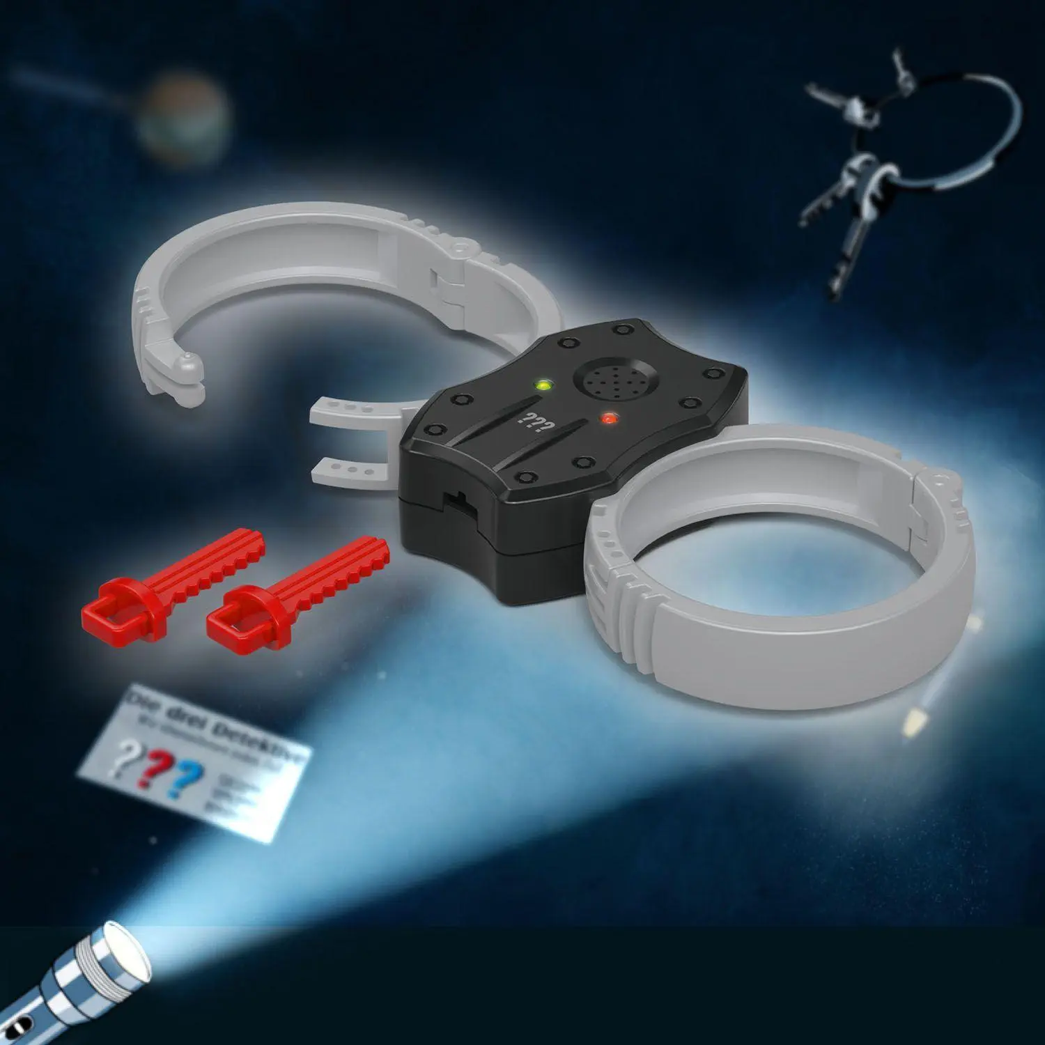 Bild: 4002051632625 | Die Drei ??? - Alarm-Handschellen | Detektiv-Set | Spiel | 632625