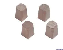 Cover: 4014156082625 | Philos 8262 - Carrom-Füßchen zum Unterstellen, 4 Stück aus Buche