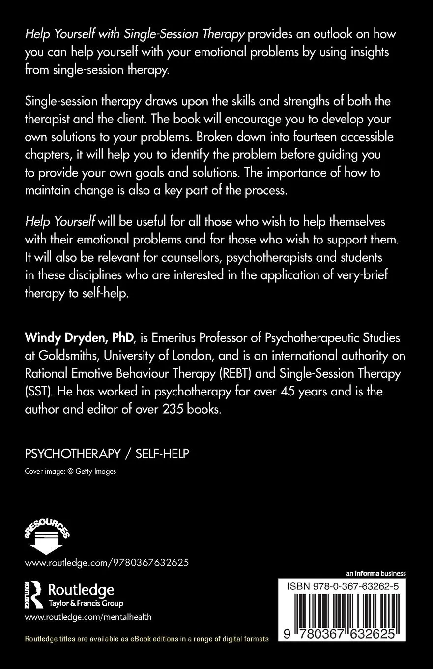 Rückseite: 9780367632625 | Help Yourself with Single-Session Therapy | Windy Dryden | Taschenbuch