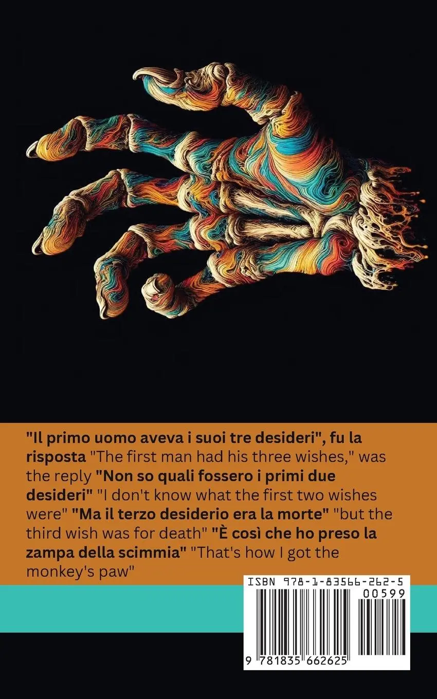 Rückseite: 9781835662625 | La Zampa della Scimmia / The Monkey's Paw | Tranzlaty Italiano English
