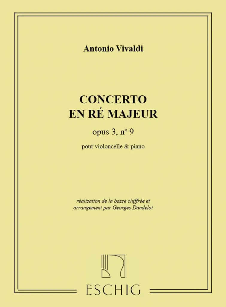 Concerto grosso D-Dur op 3 9 RV 230 F 1 178