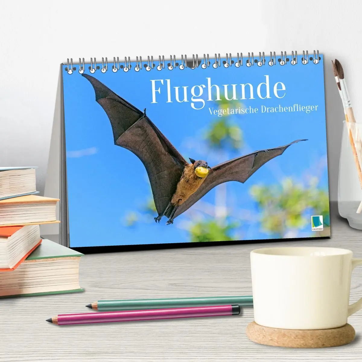 Bild: 9783457412725 | Flughunde: Vegetarische Drachenflieger (Tischkalender 2026 DIN A5...