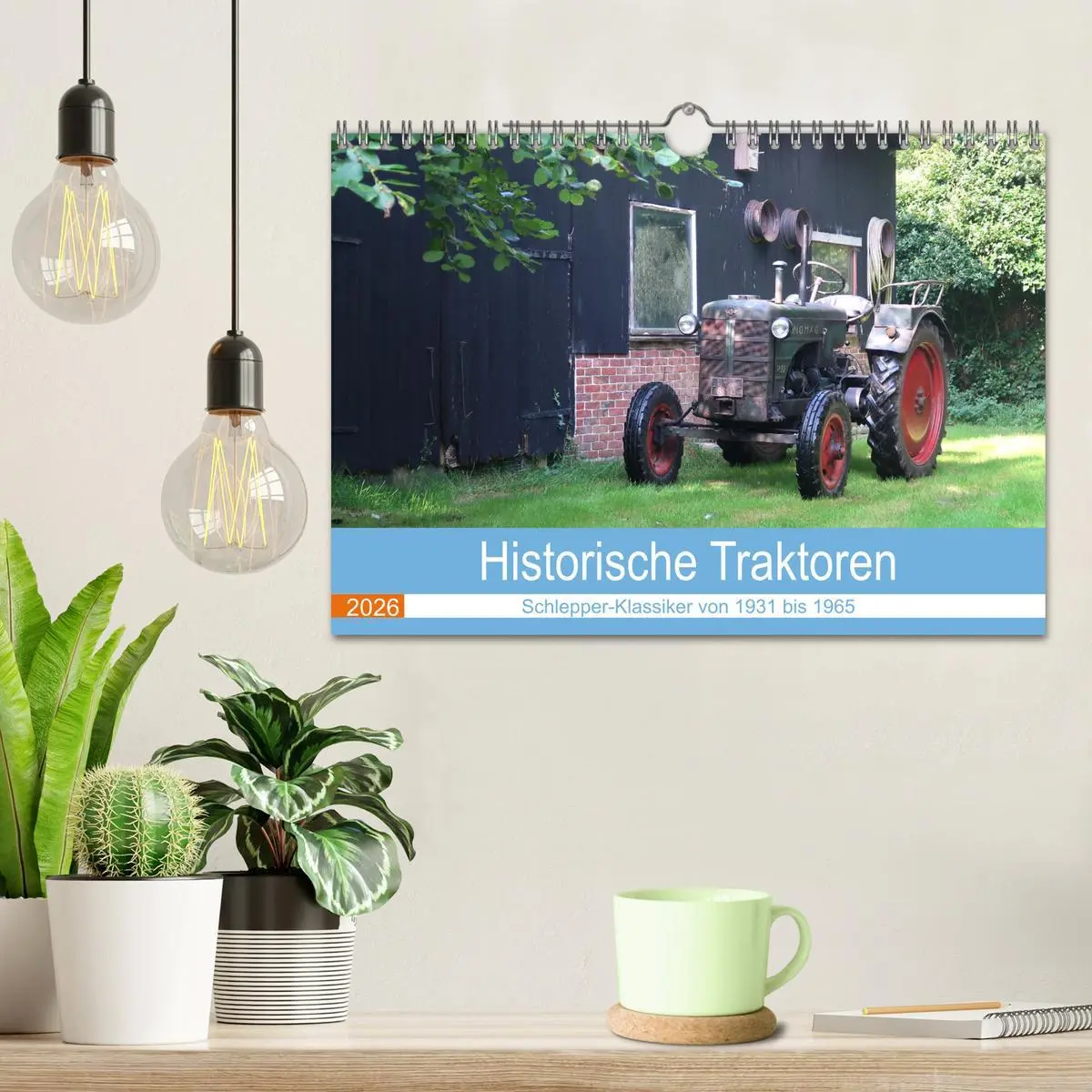 Bild: 9783457652725 | Historische Traktoren 2026 (Wandkalender 2026 DIN A4 quer),...