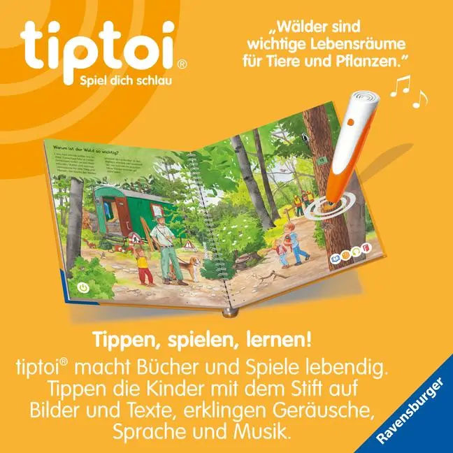 Bild: 9783473492725 | tiptoi® Wieso? Weshalb? Warum? - Unser Wald | Patricia Mennen | Buch