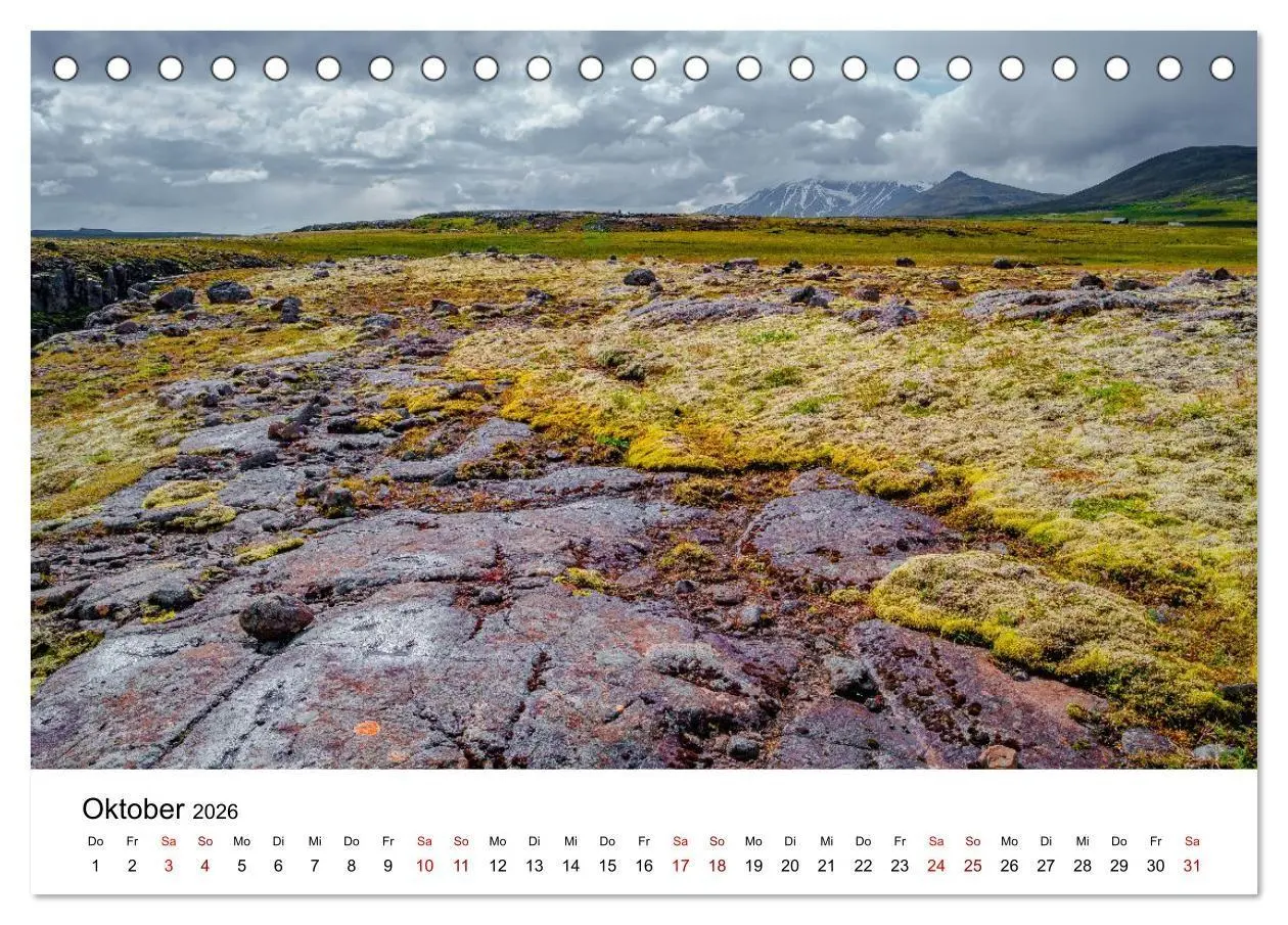 Bild: 9783516672725 | Island - Elemente der Natur (Tischkalender 2026 DIN A5 quer),...