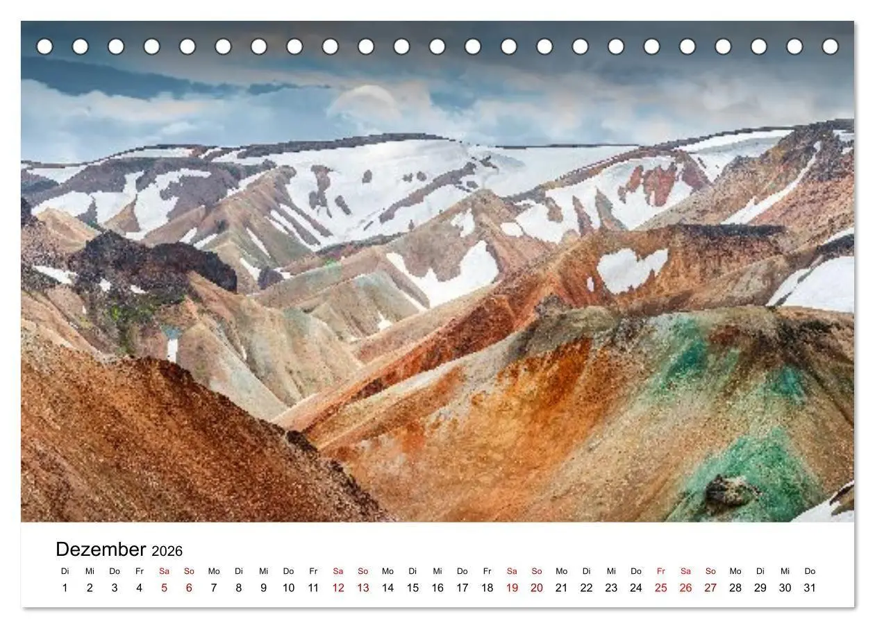 Bild: 9783516672725 | Island - Elemente der Natur (Tischkalender 2026 DIN A5 quer),...