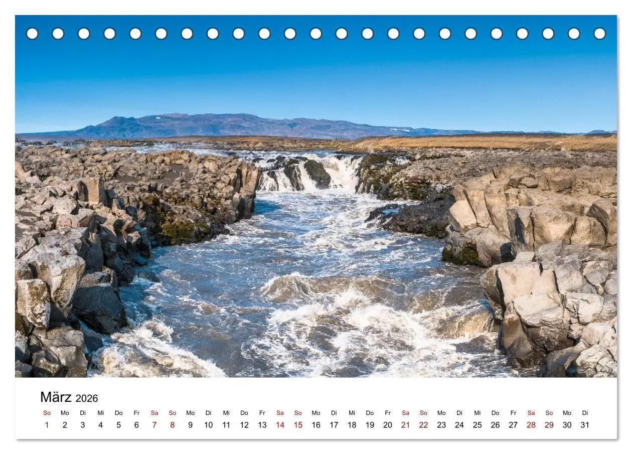 Bild: 9783516672725 | Island - Elemente der Natur (Tischkalender 2026 DIN A5 quer),...