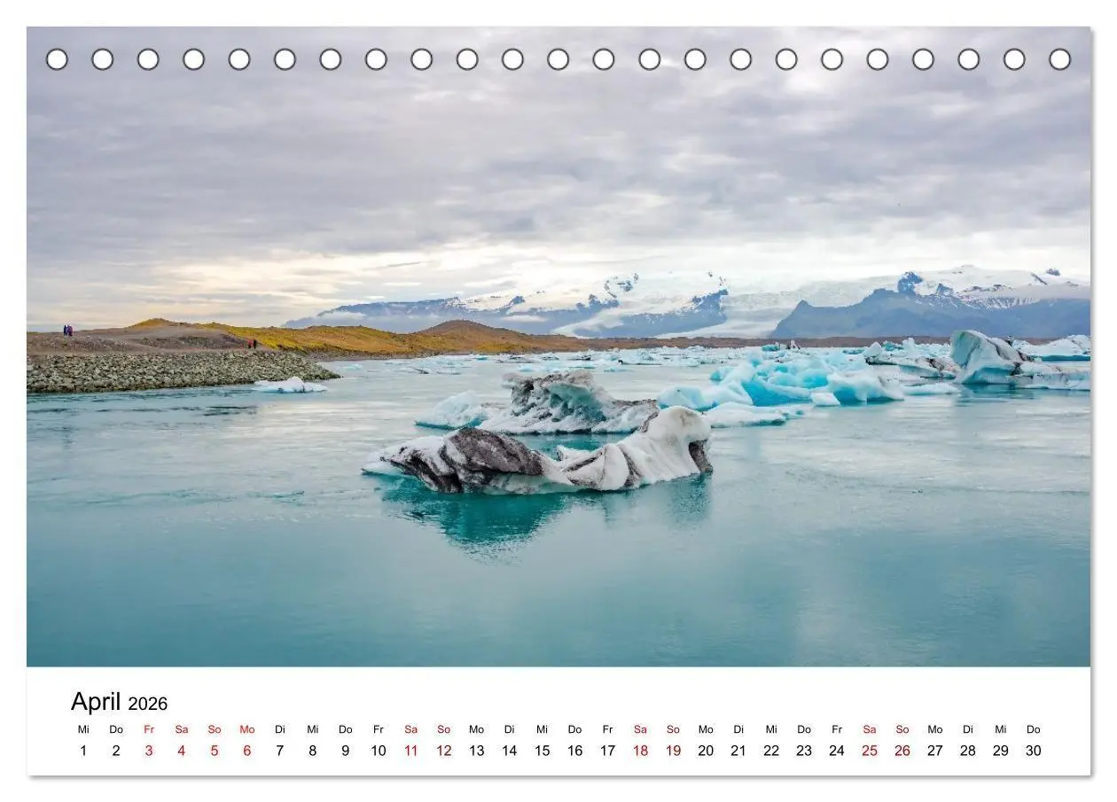 Bild: 9783516672725 | Island - Elemente der Natur (Tischkalender 2026 DIN A5 quer),...