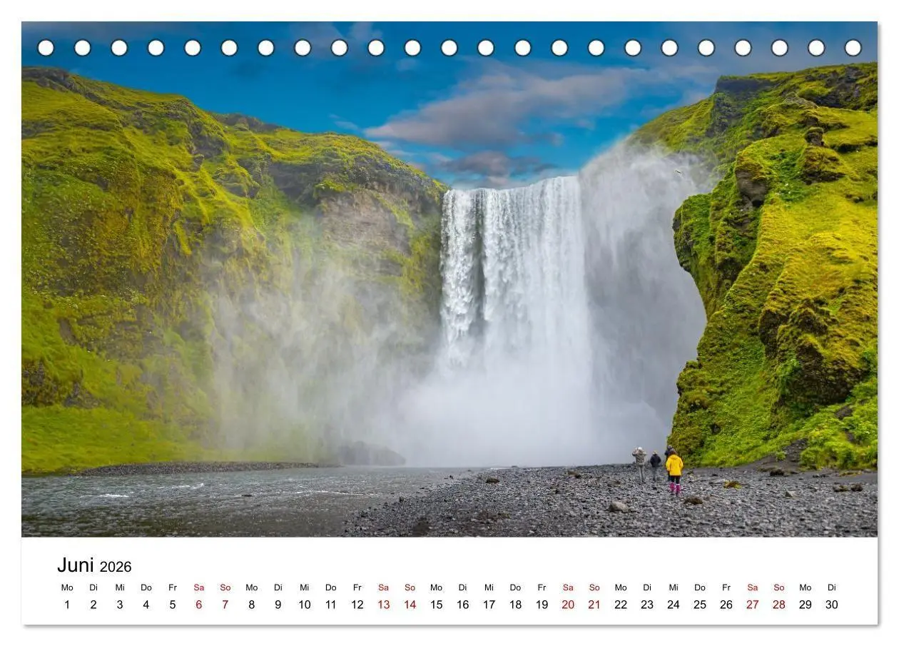 Bild: 9783516672725 | Island - Elemente der Natur (Tischkalender 2026 DIN A5 quer),...