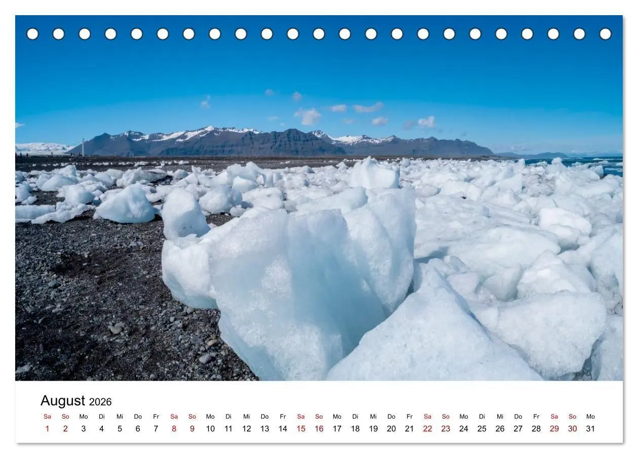 Bild: 9783516672725 | Island - Elemente der Natur (Tischkalender 2026 DIN A5 quer),...